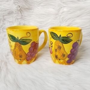 Decorative Mugs Set‎ of Two